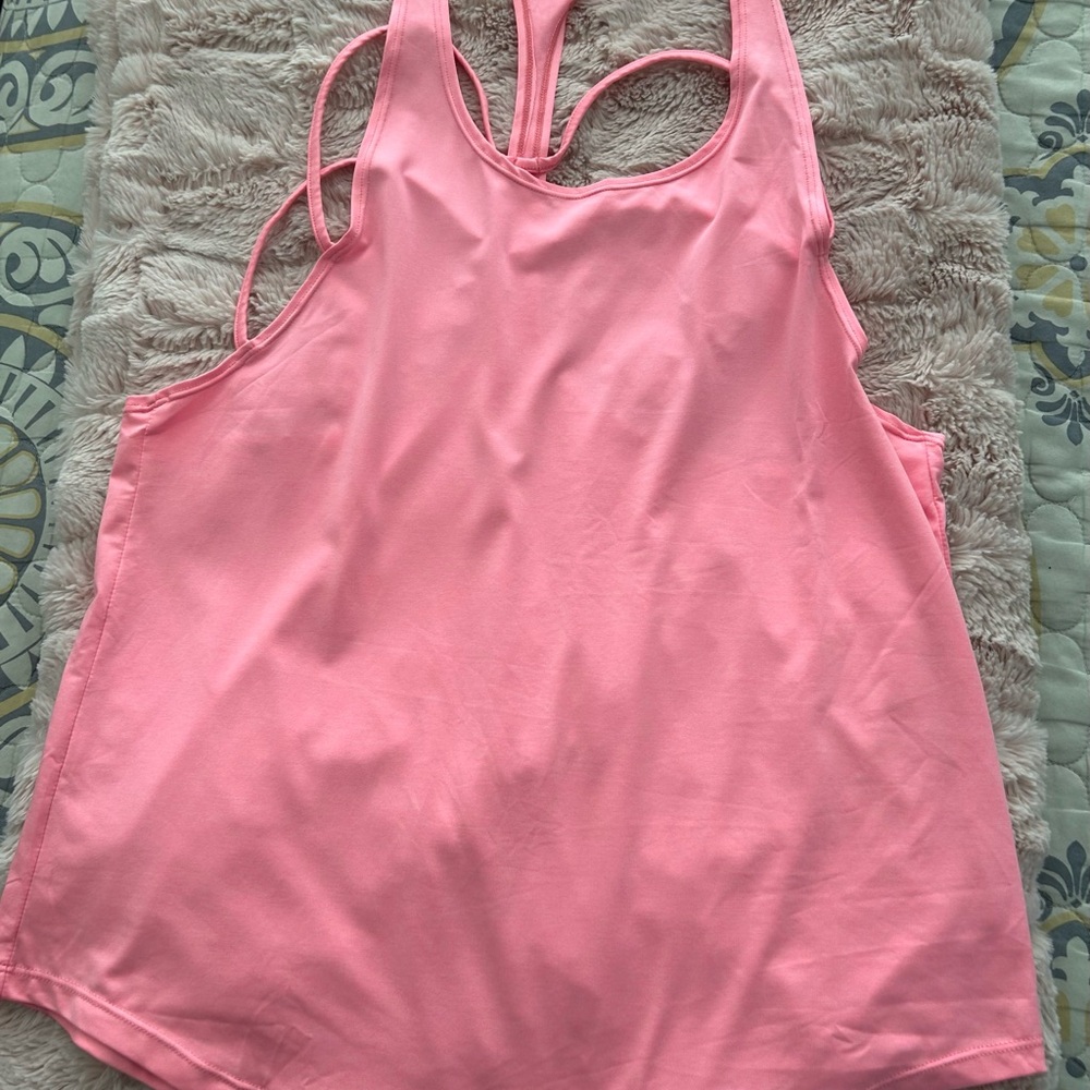 KIAVA Pink Racerback Tank Top